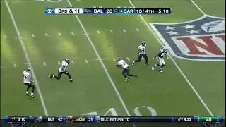 Ed Reed Intercepts the Ball and Laterals to Dawan Landry for a Pick 6! || Week 11 2010
