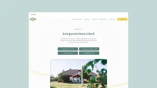 [ Website showcase - December 2023 ] Korpoströms Gård - a farm with historical roots.