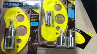 40mm Diamond core drill for drilling holes into tiles.  365Drills tile drills PORSADRILL