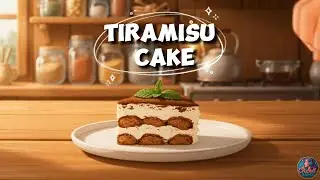 Tiramisu Cake Recipe in Cute 2D Cartoon Animation