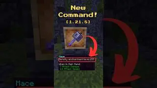 New [CUSTOM ENCHANTS] Command #minecraft #minecraftshorts