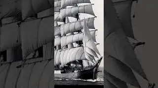 The last merchant sailing ship Pamir, 1949 #shorts