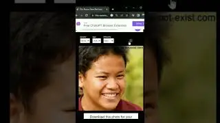 Random Face generator. Does not exist in real world. AI tool. #freeaitools #free #ai #shorts