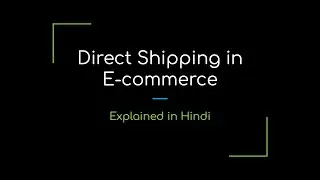 explain direct shipping in e-commerce