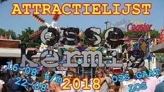 Attractielijst Osse kermis 2018