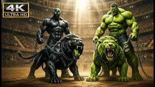 HULK vs LEGENDARY VENOM 🦁🔥 Ultimate Lion Arena Battle | Power, Darkness & Final Winner