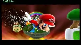 Super Mario Galaxy 2 - 120 Star Race vs. Team BAW Part 2 [Wii U]