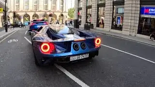2021 Ford GT Drive In London!! Loud Accelerations & Public Reactions!