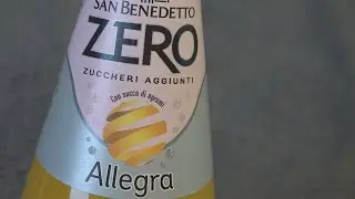 San Benedetto Allegra Aranciata Zero Sugar Free Orange Lemonade 0.75 l Unboxing and Test
