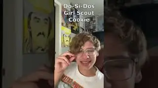Do-Si-Dos Girl Scout Cookie | J&J Reviews #foodreview #fyp #shorts