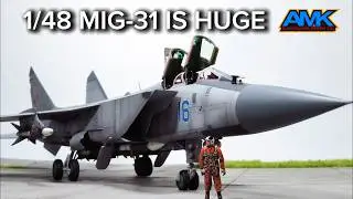BUILDING THE MASSIVE MIG-31 FOXHOUND IN 1/48 SCALE | AMK - Avant Garde Model Kits