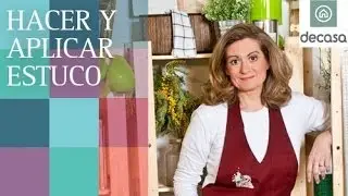 Hacer y aplicar estuco (Tutorial) | Reciclarte