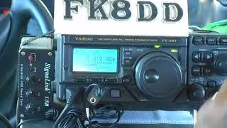 YL2MK QSO with New Caledonia on 40m band