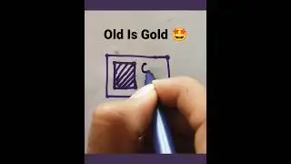 How Too  Draw Old Television 📺 #short