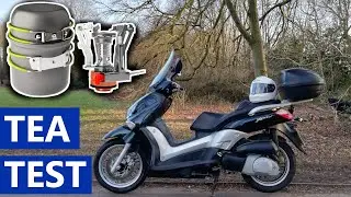 Motorcycle Camping Amazon Cook Set Test and Review