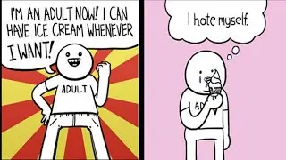 Comics In Which I Try To Be An Adult But Fail Miserably