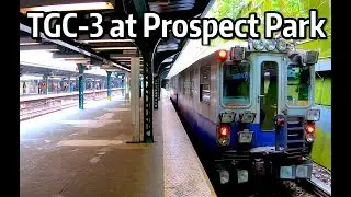 ⁴ᴷ Track Geometry Car TGC-3 on the Franklin Shuttle Tracks at Prospect Park
