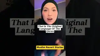 Revert Muslim Woman Responds to Criticism for Speaking Arabic  #RevertStory #MuslimConvert #shorts