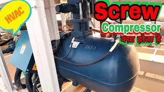 Screw compressor kya hota hai 🔩 | Explained in hindi | Hvac | @Saifwithair 