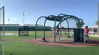 Red Sox prospect Enderso Lira during spring training 2022