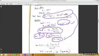 Circuit theory - problem 6-two wattmeter method