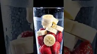 strawberry smoothie #shorts #asmr #shake