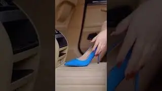 Are you brave enough to wear blue high heels?#shoes