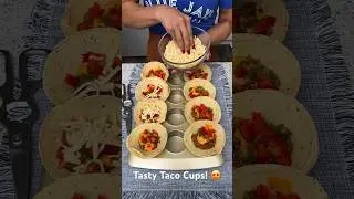 Эти тако-чашечки &mdash; идеальная закуска! 🌮 #shortsfeed #рецепт #тако #shortsvideo #shorts #еда