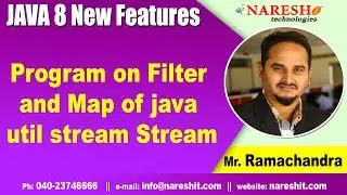 Program on Filter and Map of java util stream Stream  | Java 8 New Features | by Mr.Rama Chandra