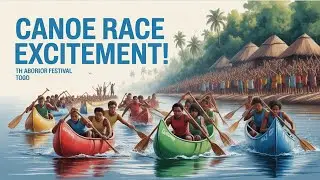 Girls vs Boys | The Most Intense Canoe Race in Togo