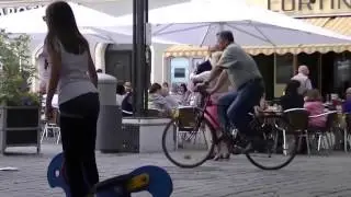 Straubing, Stadtplatz, Samstag im Sommer