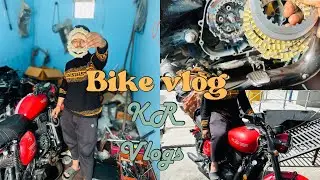 Jawa 42 clutch plates problem 😱 || jawa ki clutch plates kese Badle || KR Vlogs 🤗 ￼