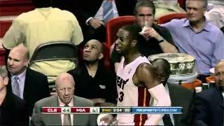 LeBron James Dunks on JJ Hickson and Christian Eyenga