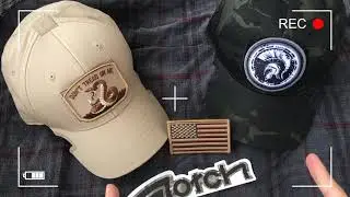 Notchgear Tactical Hats & Patches Unboxing and Review |&middot; Black Multicam Operator / Desert Tan Color