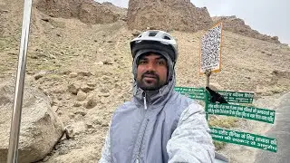 Laddaq ki thand me bina Sleeping bag …-15 tapman #cycleranda #youtube #travel #camping #cyclingindia