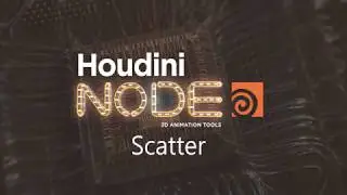 Houdini Scatter node tutorial (RUS)