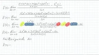 Ejercicio 5 Resolver la derivada usando la definici&oacute;n #derivada #calculo #matematicas