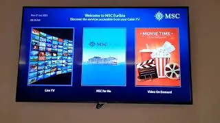 MSC Euribia: What's on the in-room television (July 2023)?