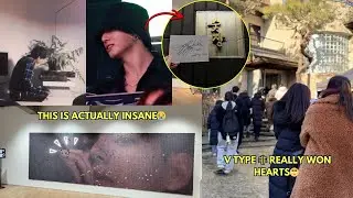Тэхён превратил послания ARMY на выставке TYPE 非 в пазл, который раскрыл новое сообщение 😍