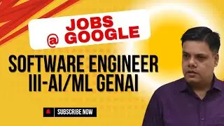 #03 Jobs at Google | Google hiring for Software Engineer III, AI/ML GenAI | @AapkeSawaal