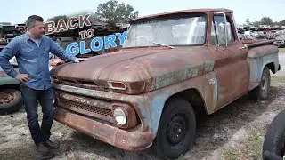 Мужчина вернул к жизни старый Chevrolet C10 V8 &mdash; полная реставрация