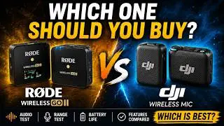 DJI wireless Mic Vs RODE wireless GO ii Microphone | THE TRUTH | AUDIO TEST & REVIEW