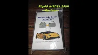 Cheap Windshield Glass Repair Kit for Php69(USD$1.25) [Review]