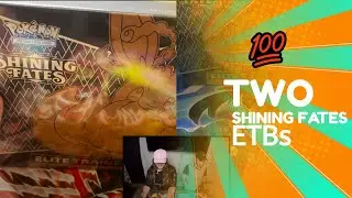 TWO SHINING FATES ELITE TRAINER BOX OPENING + POKEMON CARD GIVEAWAY (Pack Wars)