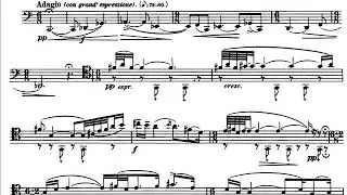Zoltán Kodály - Sonata for Solo 'Cello, Op.8 (1915) [Score-Video]