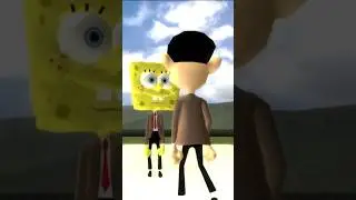 Mr. Bean Meets SpongeBean! #mrbean #shorts