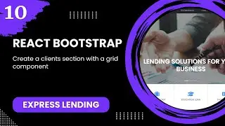 React Bootstrap #10 – Create a clients section with a grid component