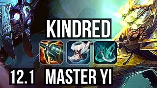 KINDRED vs MASTER YI (JNG) | Rank 7 Kindred, 14/2/4, Legendary, 300+ games | BR Grandmaster | 12.1