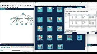 SRWE 11.6.1 Packet Tracer - Switch S&egrave;curity Configuration