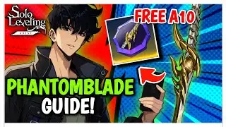 HOW TO GET FREE A10 SSR JINWOO WEAPON PHANTOMBLADE GUIDE! REVIEW & BREAKDOWN - Solo Leveling: Arise